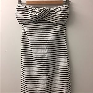Roxy strapless summer stripped dress